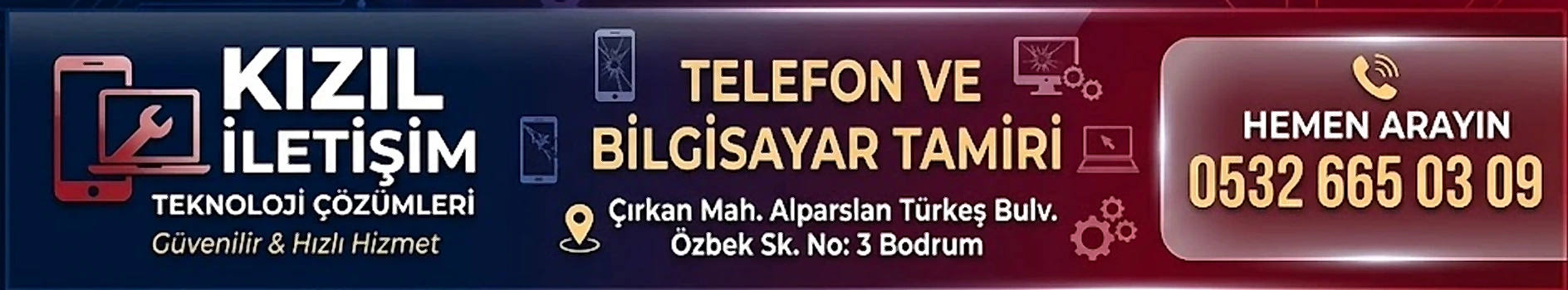 Kızıl İletişim — Telefon ve Bilgisayar Tamiri